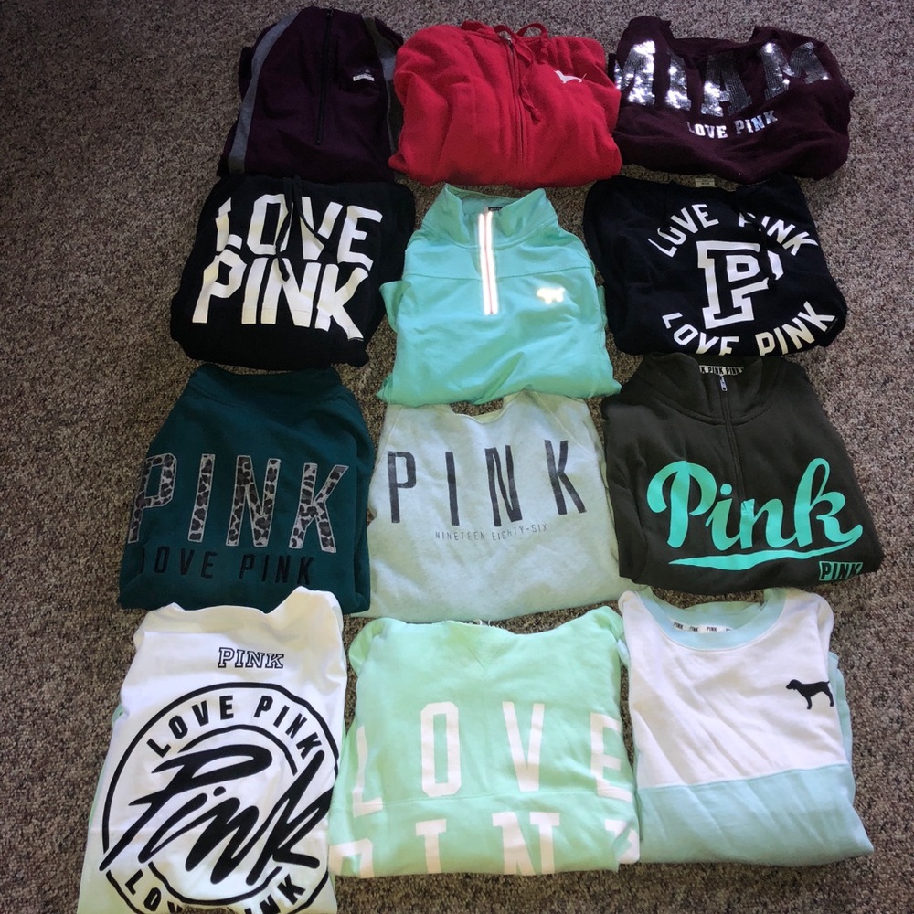 Victoria’s Secret Pink Sweatshirt Bundle